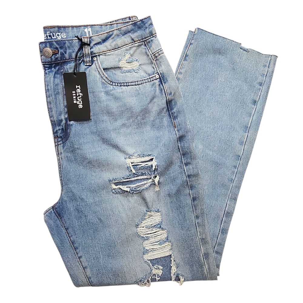 Refuge vintage high rise 90s straight leg jeans y2k